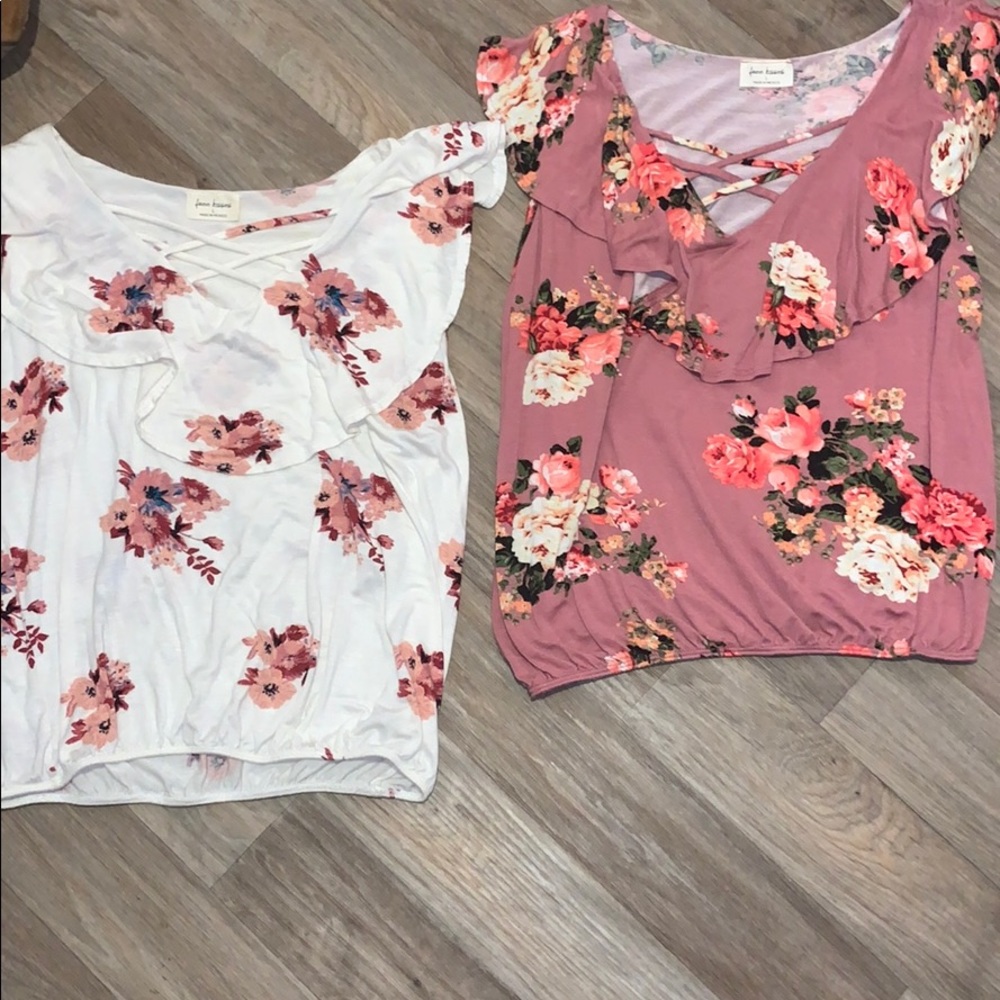 Two (2) Floral tops!